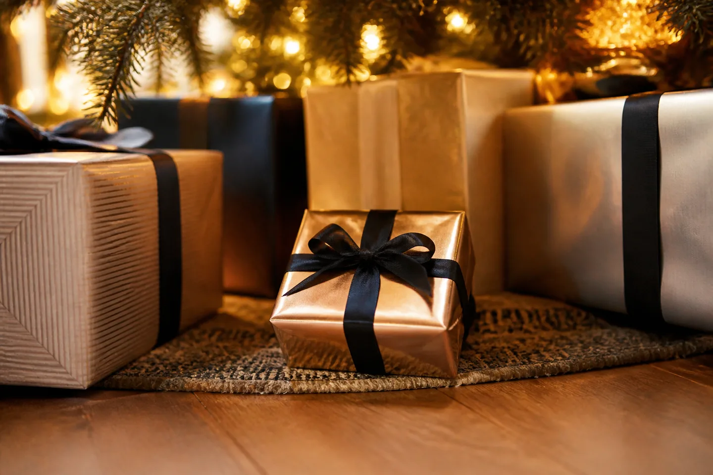 Image spot: a dense little present in metallic paper