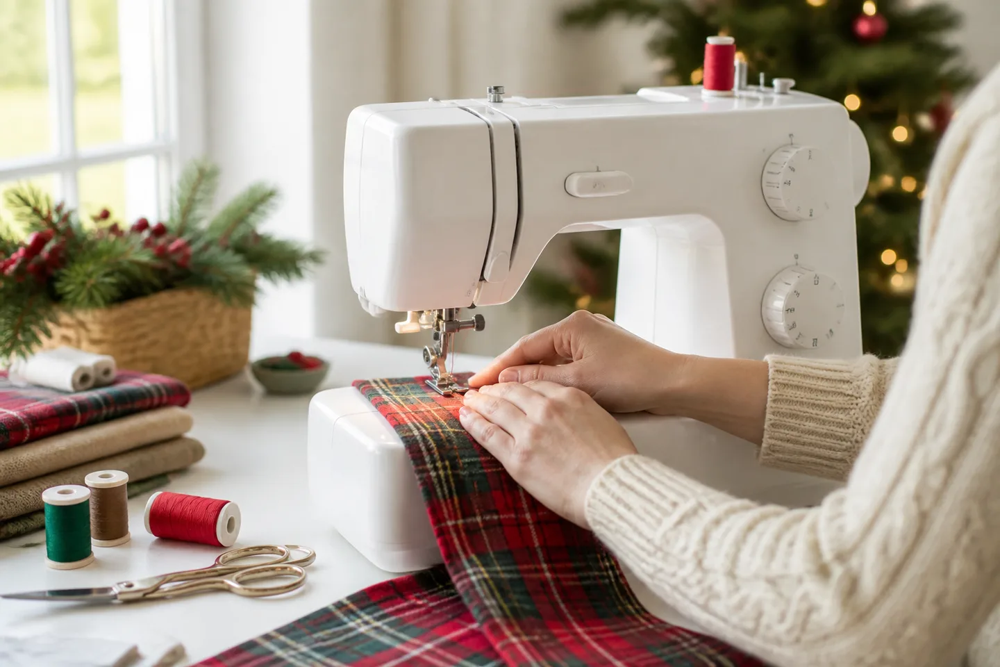 Image spot: a first sewing project in progress