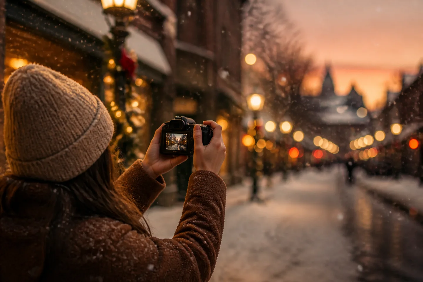 Image spot: a first winter photo walk with the camera