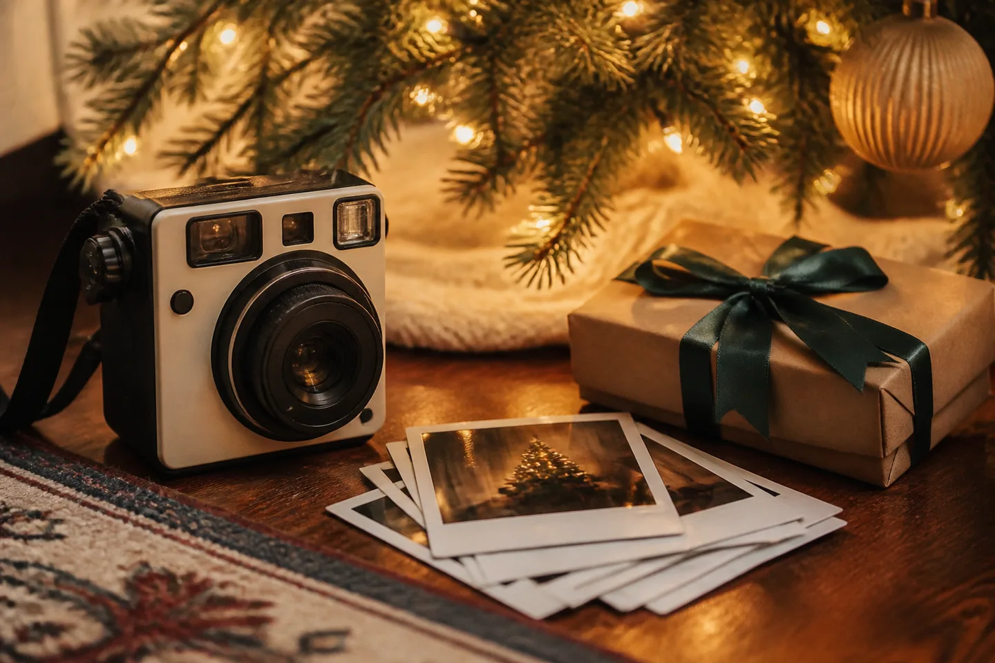 Image spot: the camera under the tree with wide prints