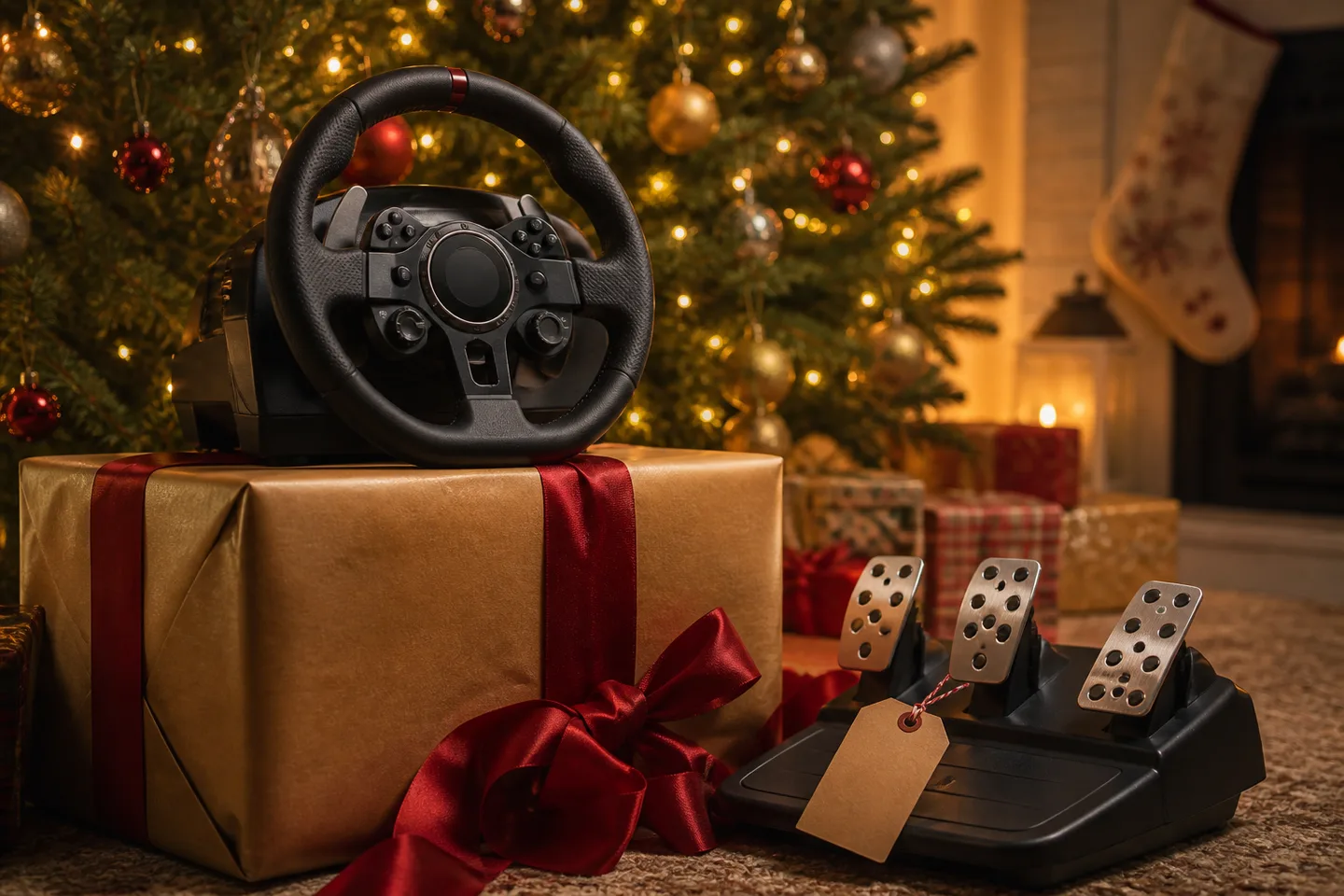 Image spot: pedals and wheel ready under the tree