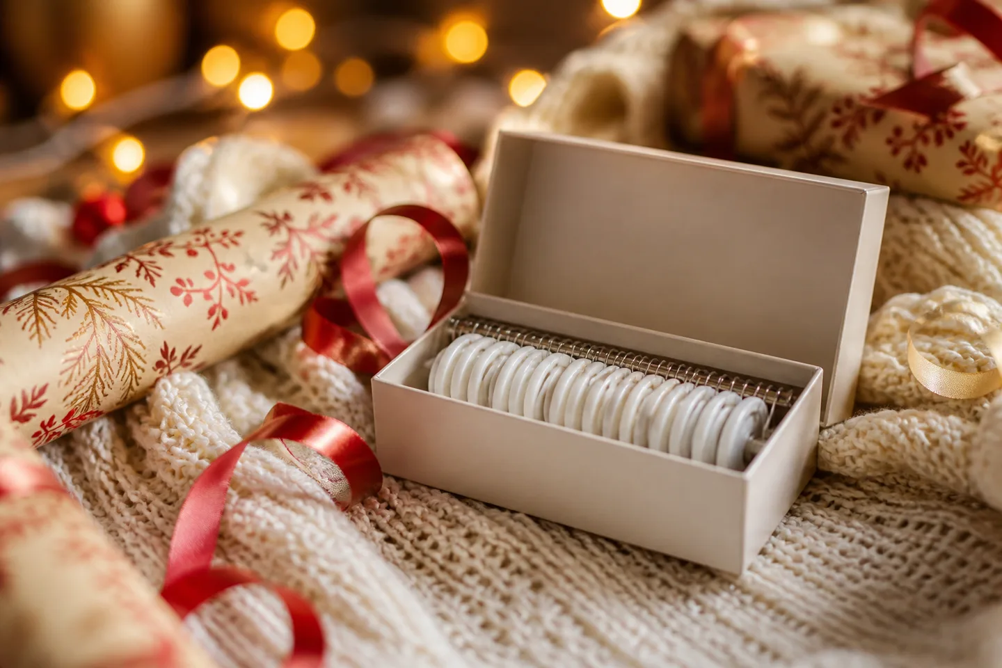 Image spot: the little sizing kit ready to unwrap
